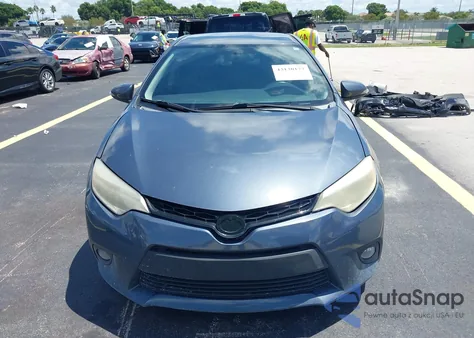 2015 Toyota Corolla S из США, поврежденный, VIN 2T1BURHE0FC326641